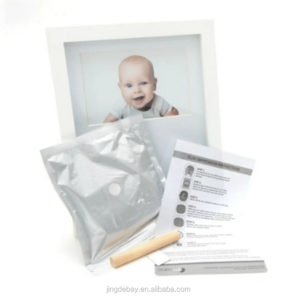 New design baby footprint handprint memorial pet frame shadow box photo