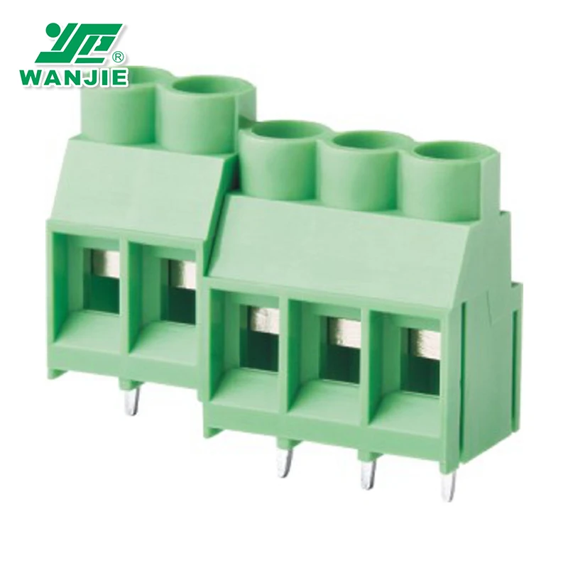 Винтовой клеммный блок WJ635 с шагом 6,35 мм, WAN JIE