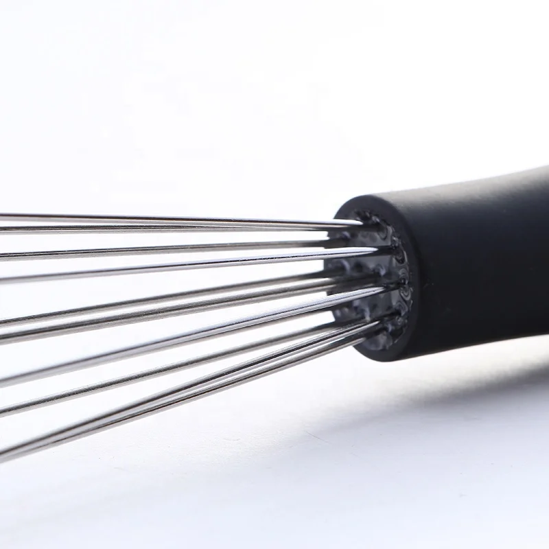 Stainless steel egg mixer milk shake mixers with steel ball on wires milk coffee foam frother