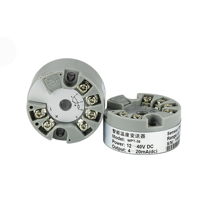 Head mounted transmitters Programmable temperature transmitter 2/3/4 wire RTD