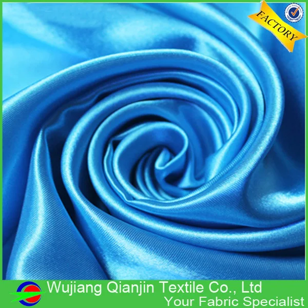 Оптовая продажа 700 цветов высокое качество блестящий синий атласной ткани