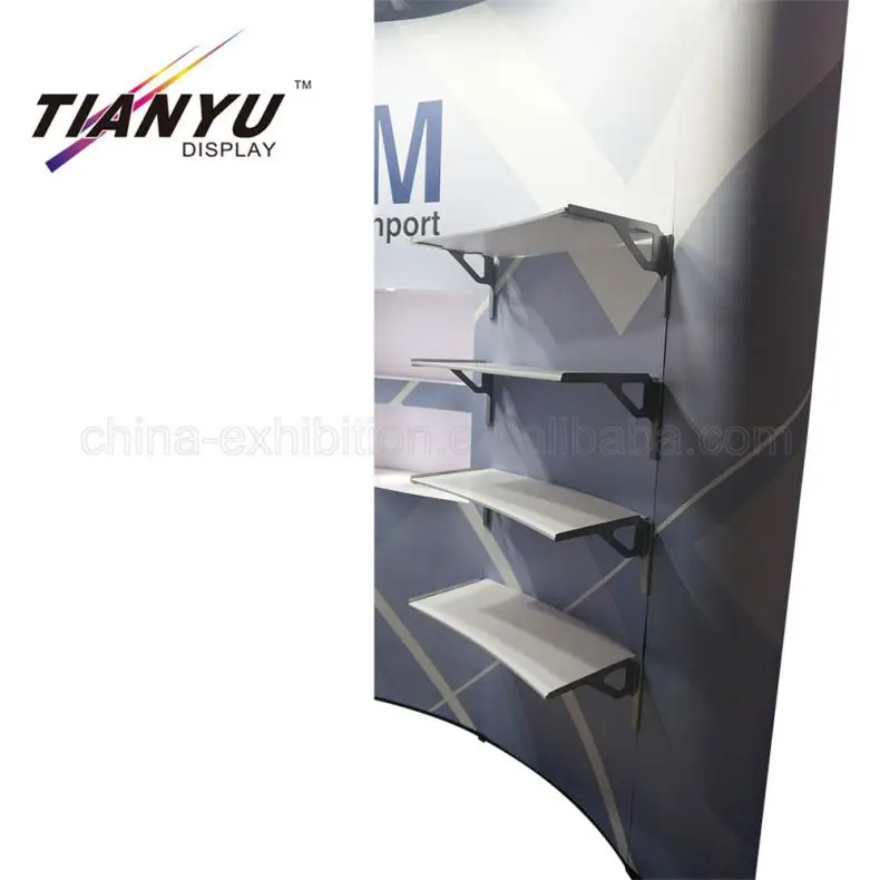 Tianyu Foldable Advertising Pop Up Shop Display Pvc Banner Background