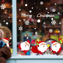 Custom Label printing waterproof pvc christmas door wall sticker  Custom window decal sticker Label