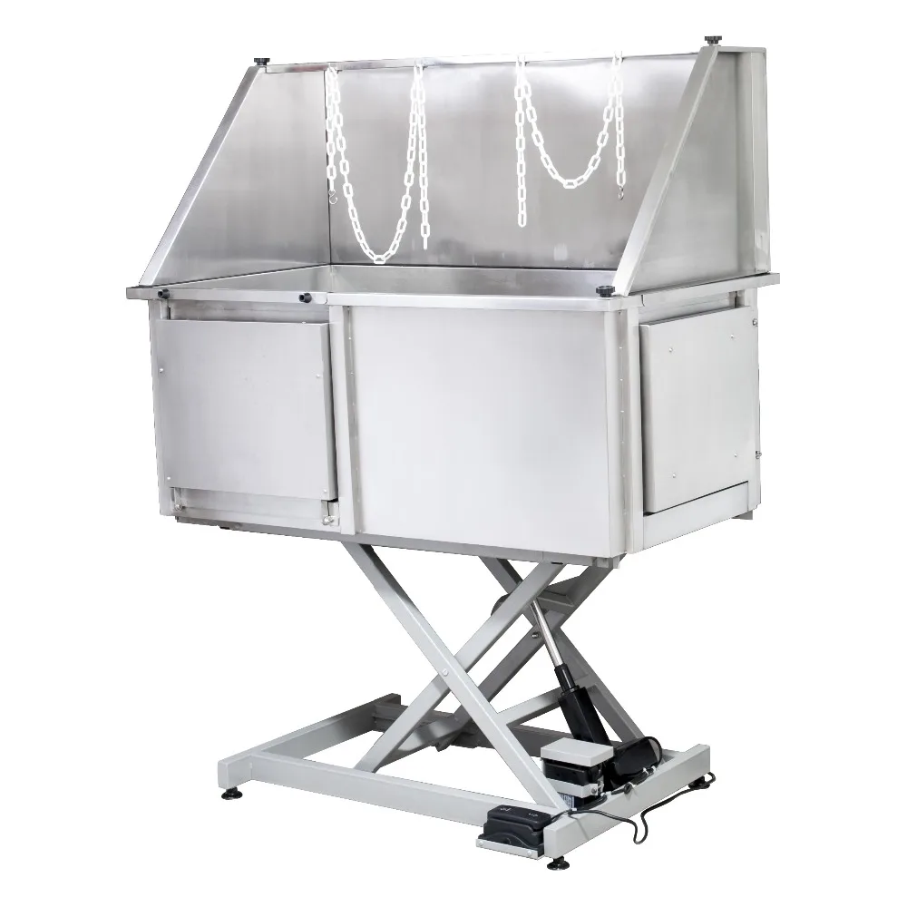LT-1608 Electric Lifting Pet Grooming Stainless Steel  Bathtub