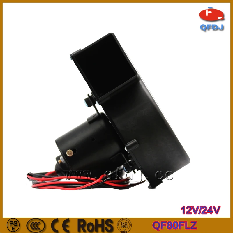 qifang 80FLZ plastic blower fan noiseless blower fan 24v oven blower fan motor