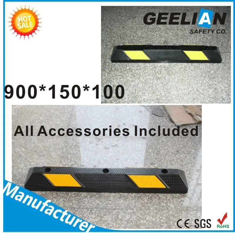 solid rubber vehicle wheel chocks for car rubber stop rubber wheel stop wheel chock