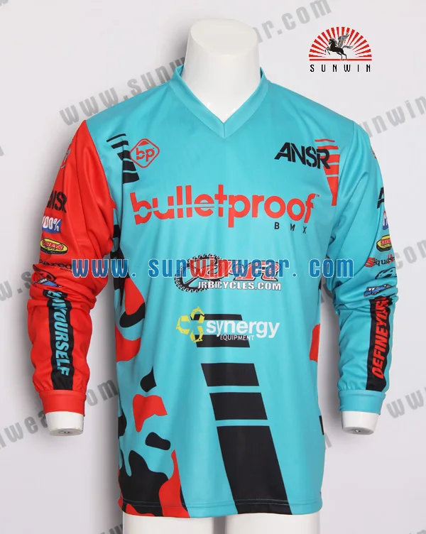 custom motocross jersey/motorcycle racing shirt/sublimation sports jersey wholesales