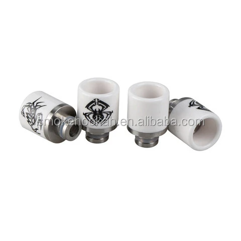 CE series e cigarette 510 wide bore ceramic drip tips high quality no peculiar smell penis drip tip