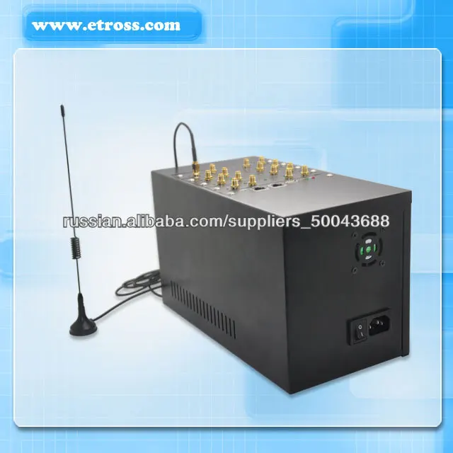 Lastest Дизайн GSM шлюз ETS-16G 16 портов GSM VoIP шлюз / GoIP Высокая ASR Высокая ACD