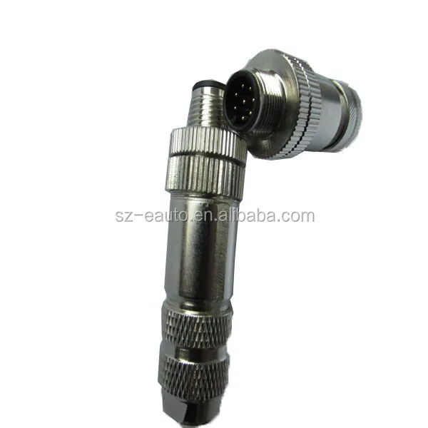 m-12 connector screw cable connector,high voltage connector