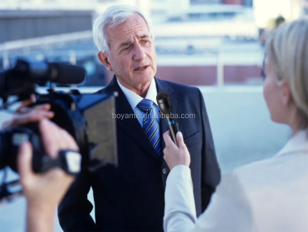 BOYA BY-HM100 Handheld Dynamic Interview Microphone