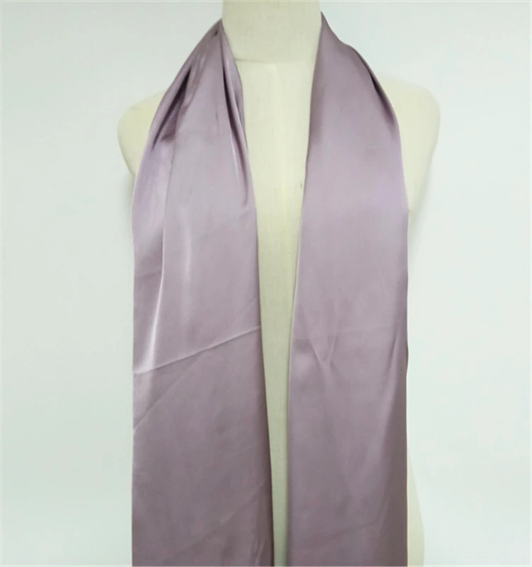 Wholesale Bulk Long Satin Shawl Head Scarf Plain Style for Adult Muslim Women Dyeing Bulk Ethnic Scarves & Shawls