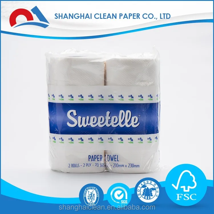 Mixed Pulp  wholesale high quality paper towel roll Jumbo kitchen paper towel kitchen towel paper