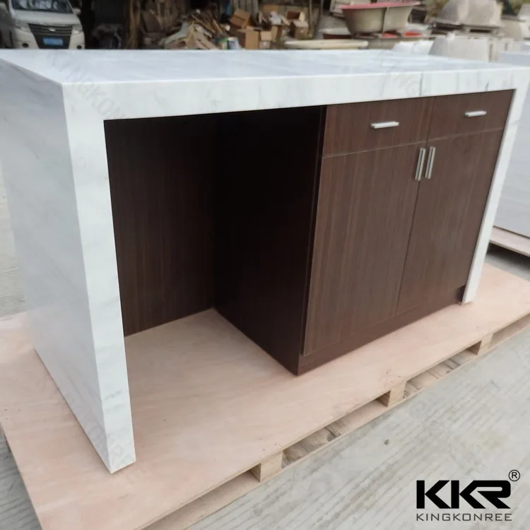  Современная портативная барная стойка Kingkonree с твердой поверхностью