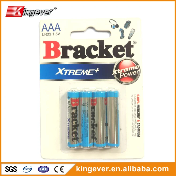 Heavy duty aaa 1.5 v alkaline battery