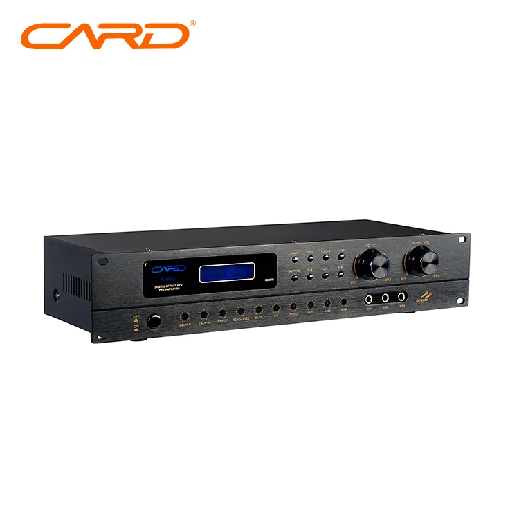 
China Factory karaoke use 5.1 channel home theater reverb delay function audio effect units 