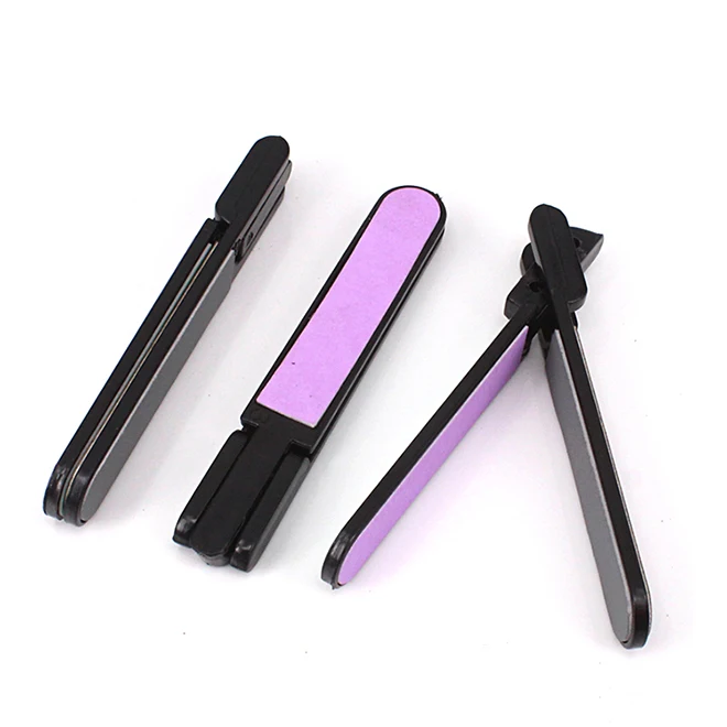 Лучшие продажи 4 способа пластиковая буферная пилочка для ногтей складывая пилочка для ногтей