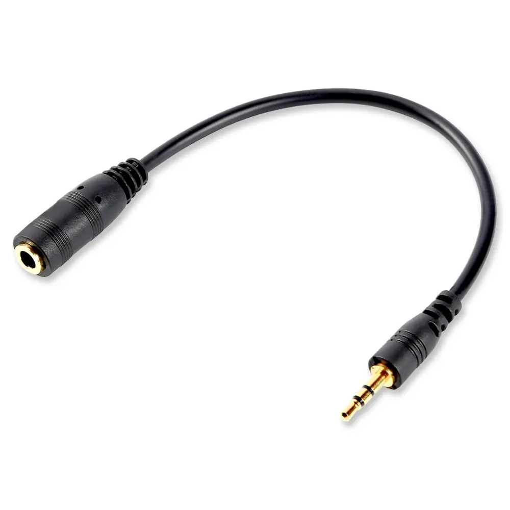 Right Angle Aux Cable 1 to 2 Stereo Splitter 3.5mm Audio Y Female Dual Male Adapter