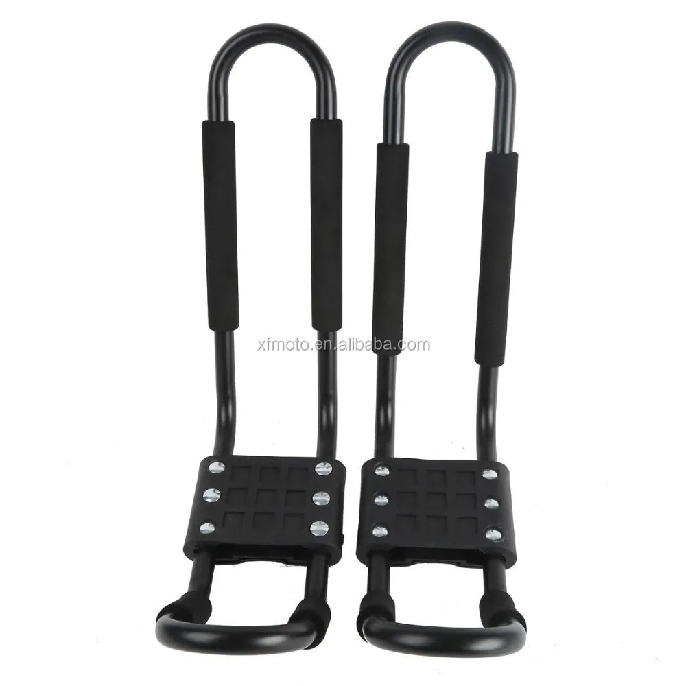 Универсальная кровельная стойка J-Bar для Каяка лодки каноэ автомобиля кроссовера кронштейн с верхним креплением 2 пары