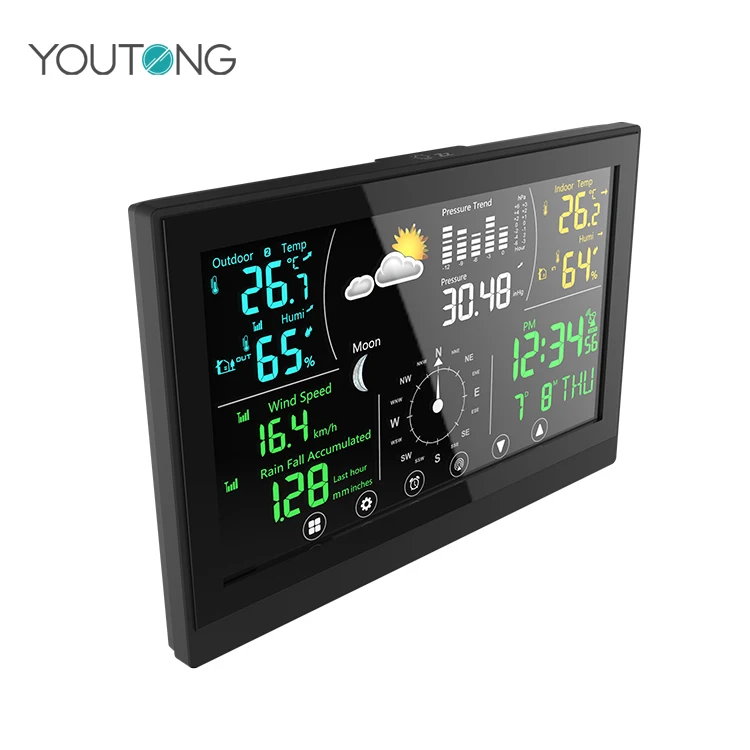 
Full Function Weather Forecast,Digital Thermometer,Wind Speed Wireless Weather Station 