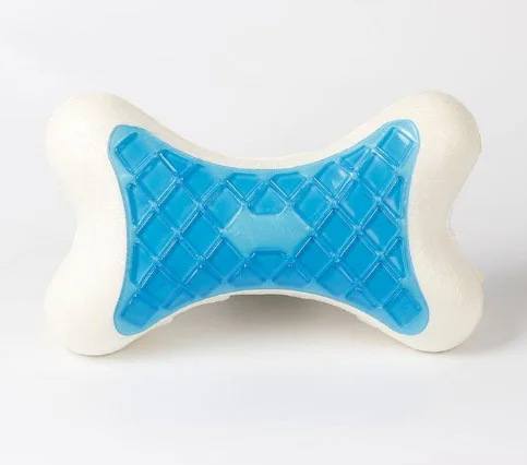 
New Style bone type car headrest cooling gel pillow cool gel memory foam neck pillow 