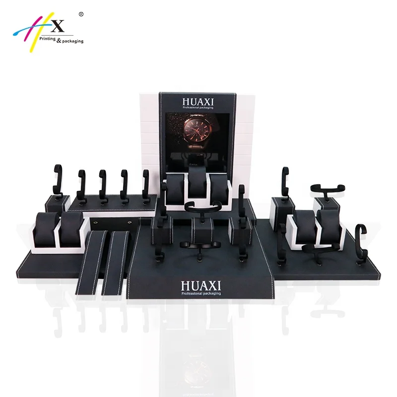 Деревянный вертикальный дисплей часов ручной работы на заказ