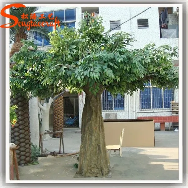 outdoor landscape decorative large cheap artificial trees metal tree and plant for sale