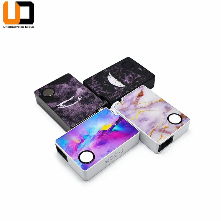 
magnetic connector preheat function vape box mod click button variable voltage cbd vapor mods battery 