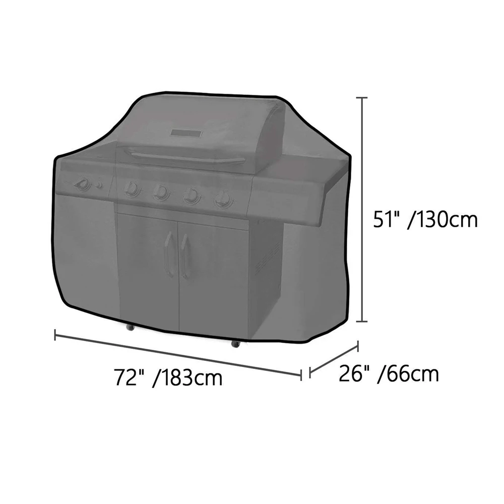 Крышка для гриля в форме барбекю
