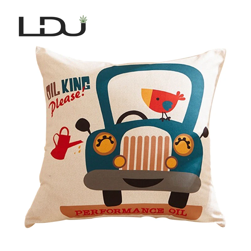 
Wholesale Decorative Customized Print Animal Reading Chair Seat Pillow Cover 