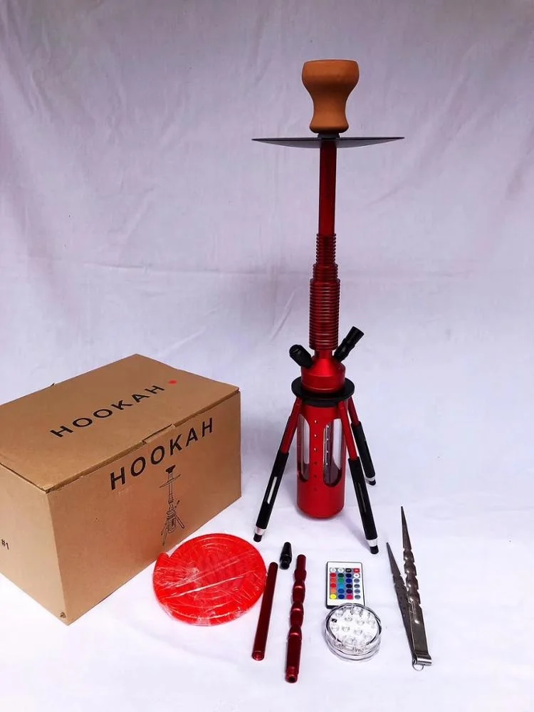 New Arrival Model Full Set acrylic and metal base The rockets shisha hookah
