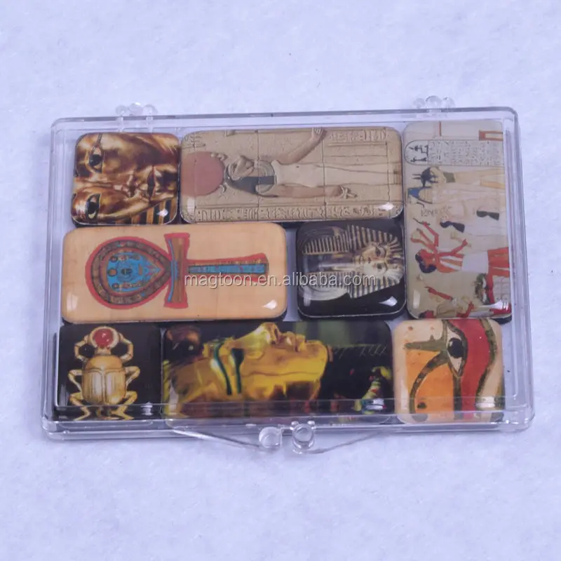 personalised egypt decor resin souvenir crystal epoxy fridge magnets