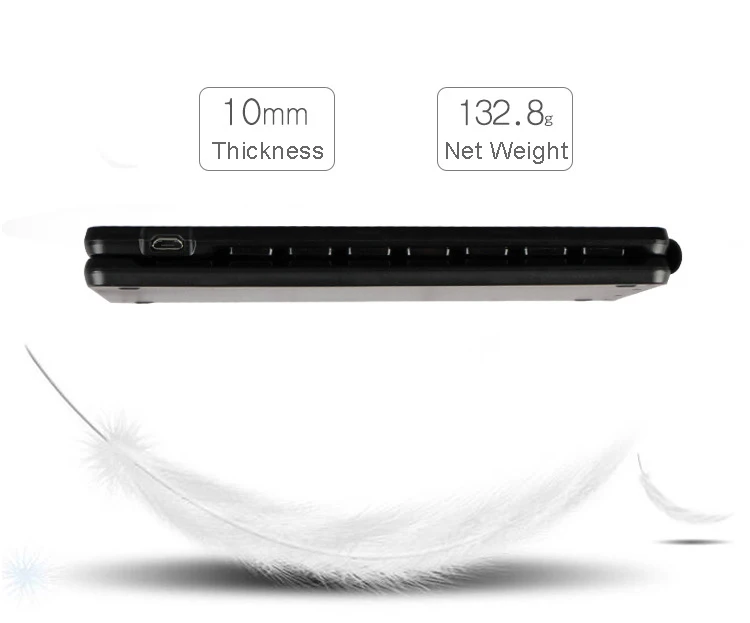 Ультратонкая Беспроводная складная клавиатура BT 3,0 для Windows/Andriod/IOS