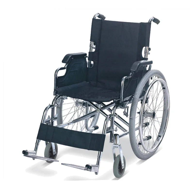 lightweight detachable armrest and footrest folding wheelchair for dubai market RJ-W808L