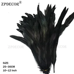25-30 CM 1pack 100 PCS  Cheap Rooster Tail Feathers for DIY or Arts and crafts