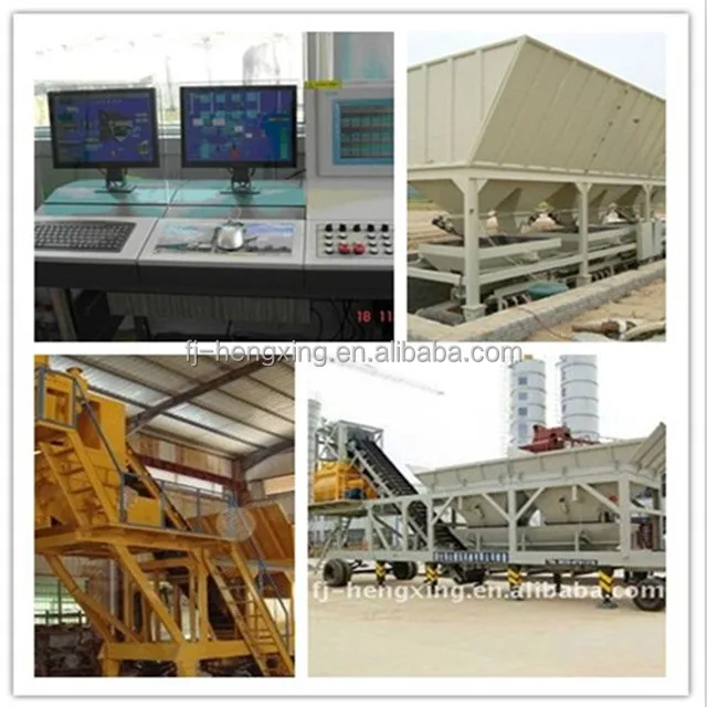 35m3 concrete batching plant YHZS series mobile concrete batching plant with higher stability for road works