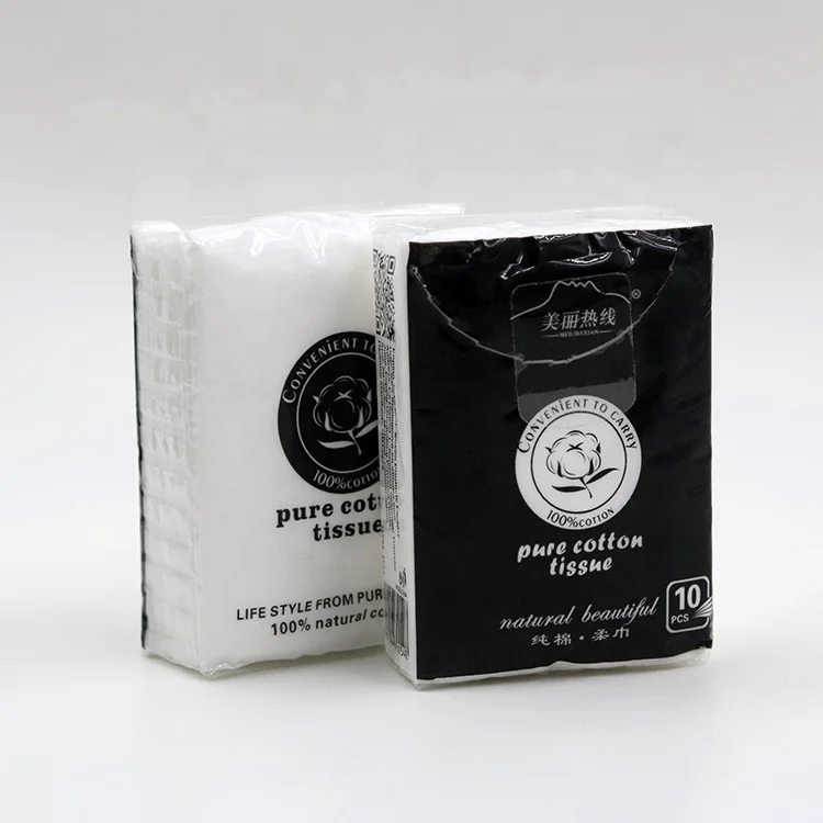 Лидер продаж 2019 года, хорошо впитывающая воду карманная салфетка для лица из растительного волокна, салфетка для лица