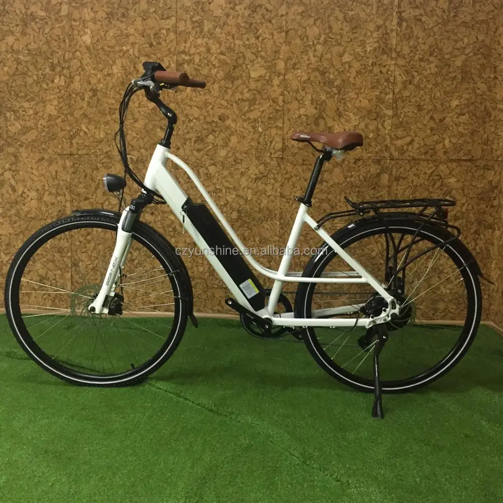 
Country woman, canada electric ebike with speedometer 