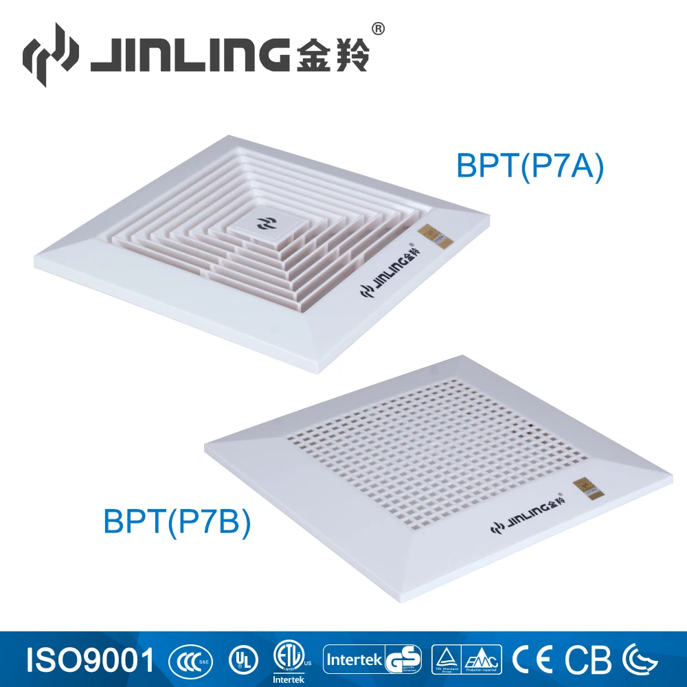 plastic / PP / ABS ceiling duct pip Bathroom Exhaust Fan