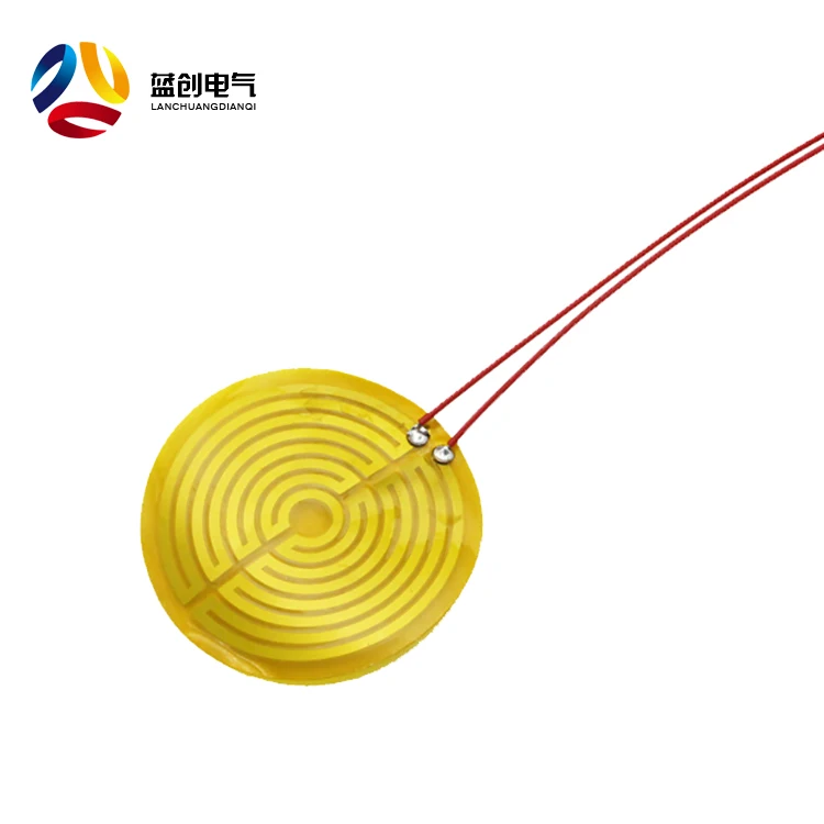 18*40mm 6 volts 6 watts kapton heater with adhesive, electric pi heating film for various usage