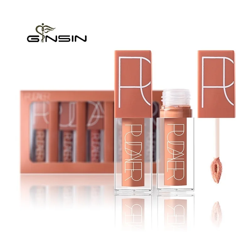 Waterproof Matte Long-lasting Fashion Makeup 5 Color Lip Gloss