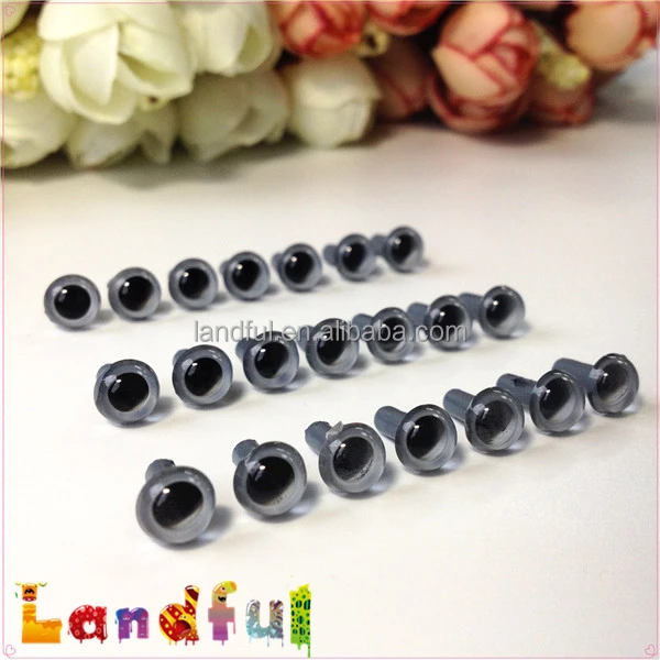 6-55MM  Gray Toy Accessories Toy Parts Handicraft Doll Safety Eyes