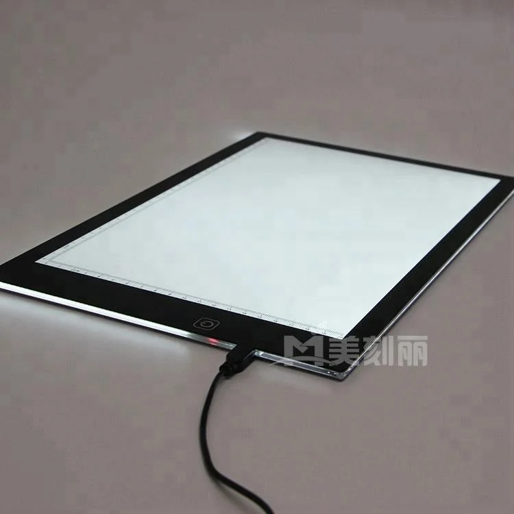 A4 5mm thickness black border scale Animation Sketching Drawing tracing light box