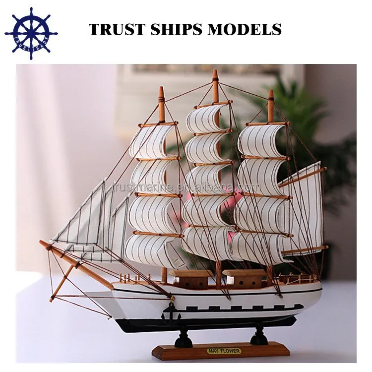 Various of wooden sailboat models for business gifts