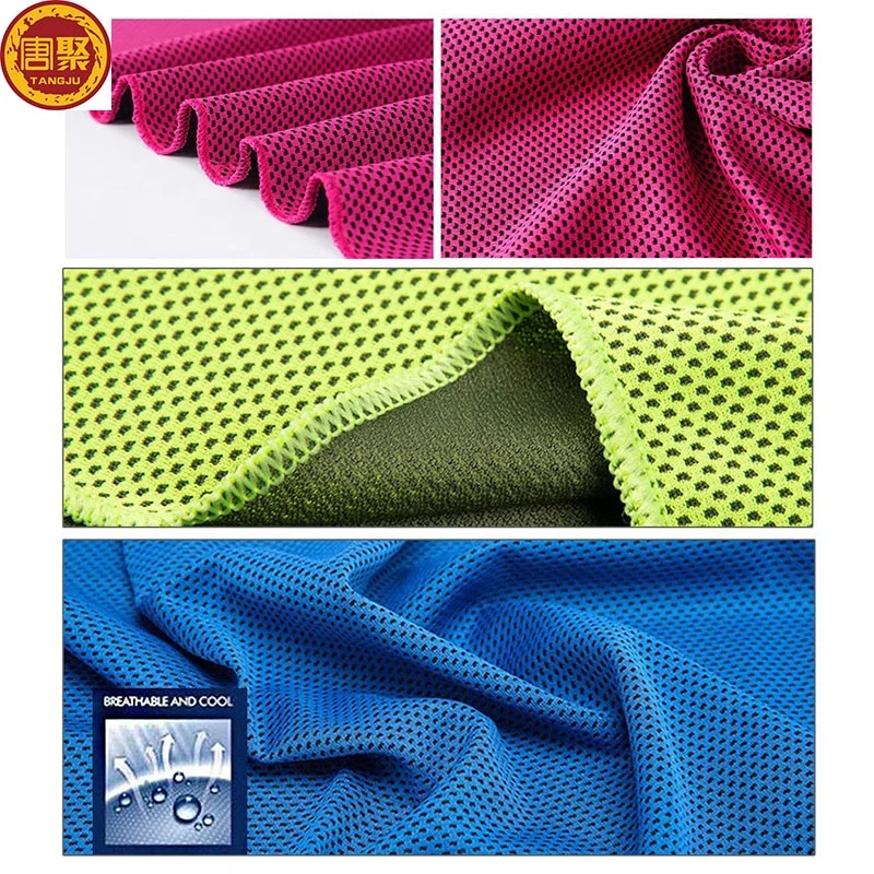 Wholesale Custom Ice Cold  PVA Cooling Towels With Customs Logo