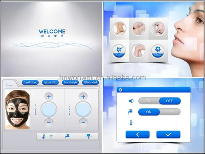 Erbium yag laser Q Switch Nd yag laser