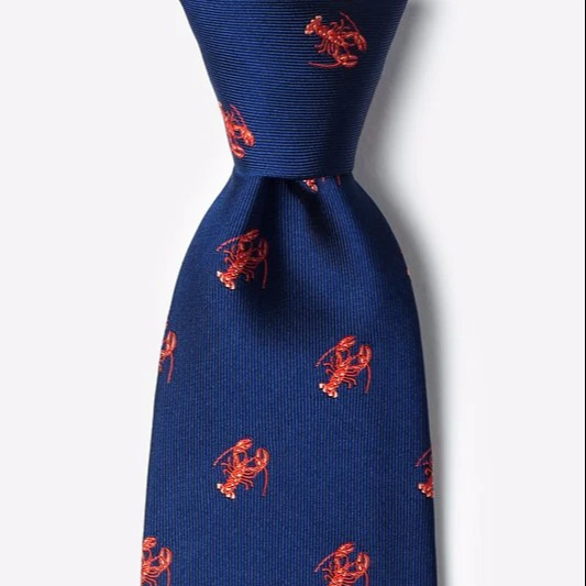 2018 Handsome man lobster Silk Tie
