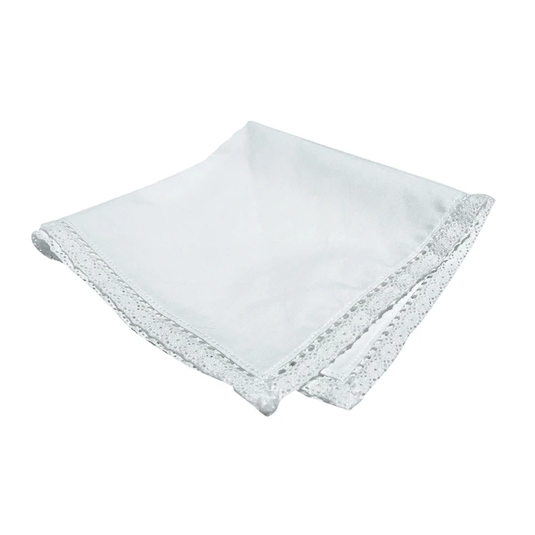 Wholesale Women Wedding White Lace Handkerchief