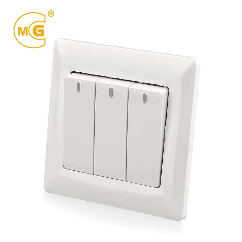 Types of night electrical wall switch with led indicator light