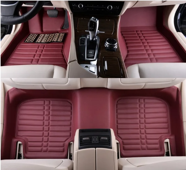 5D car mat factory leather car floor mats for Accord Fit waterproof car mat Yaris corolla